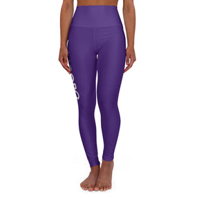 Stunning Purple High Waisted Yoga Leggings