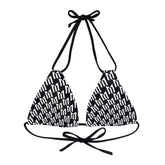 Strappy Triangle Bikini Top