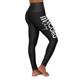 Absolute Black High Waisted Yoga Leggings