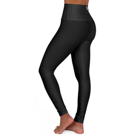 Absolute Black High Waisted Yoga Leggings