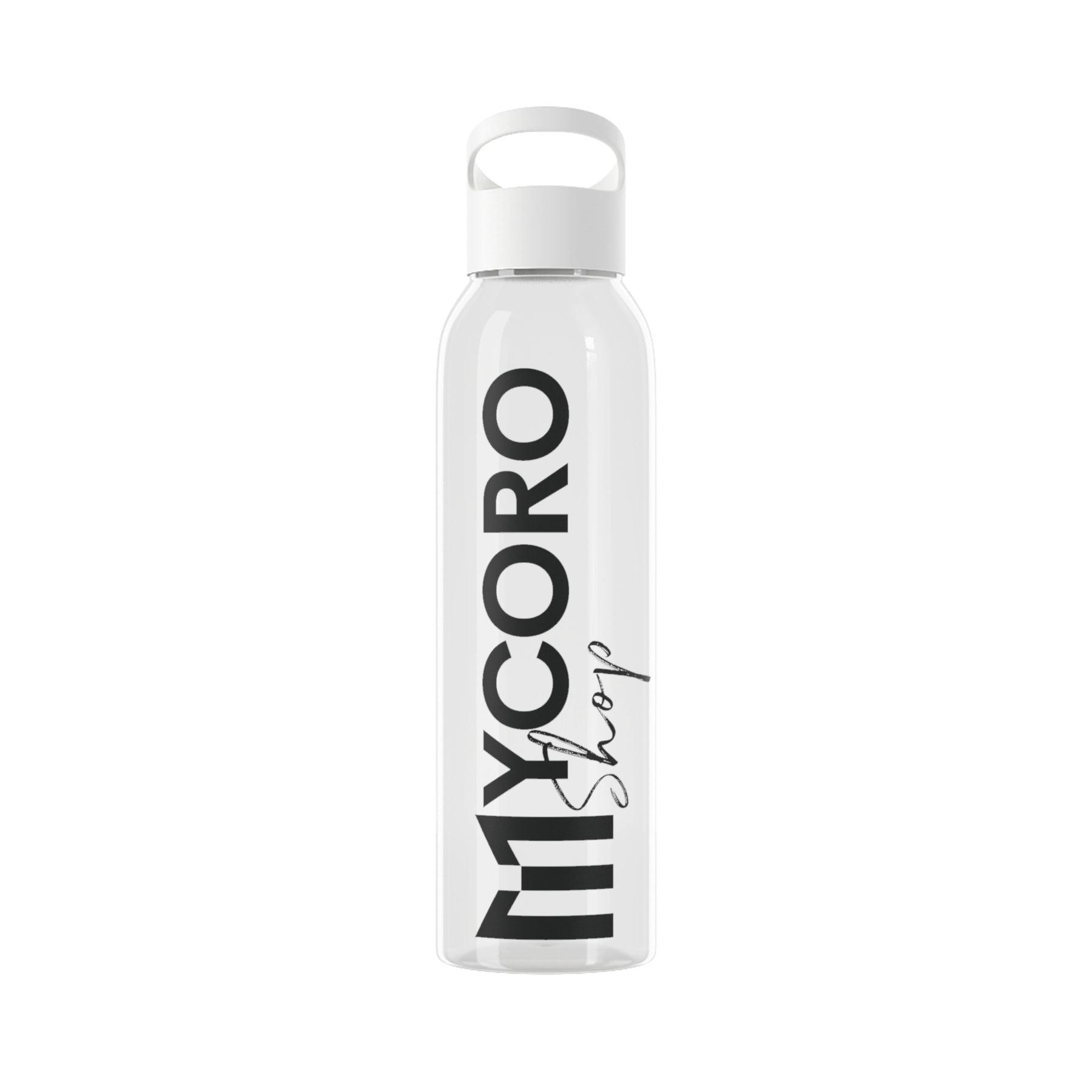 MYCOROshop Water Bottle (Black text)