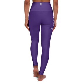 Stunning Purple High Waisted Yoga Leggings