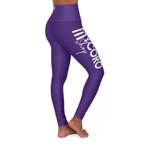 Stunning Purple High Waisted Yoga Leggings