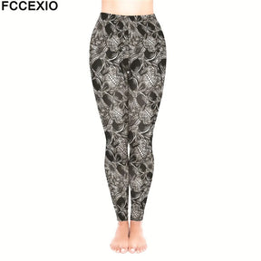 Skeleton Printed Leggings