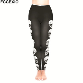 Skeleton Printed Leggings