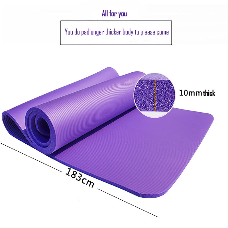 Yoga Mat 10mm Anti-Slip Premium