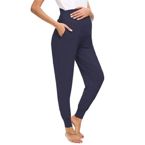 Maternity Pants with Elastic Belly Support and pocket