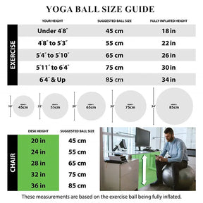 PVC Fitness Yoga Ball