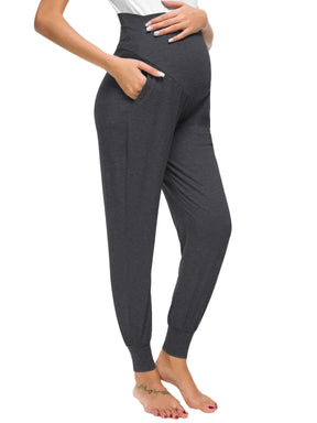 Maternity Pants with Elastic Belly Support and pocket