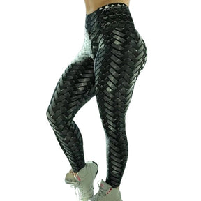 Weave Push-Up Fitness Leggings