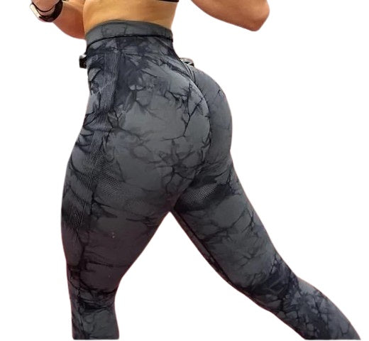 Tie Dye Seamless Tights Legging Push Up