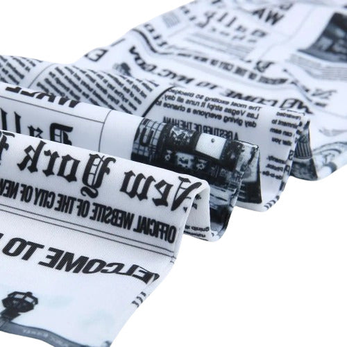 Newspaper Print Yoga & Workout Legging