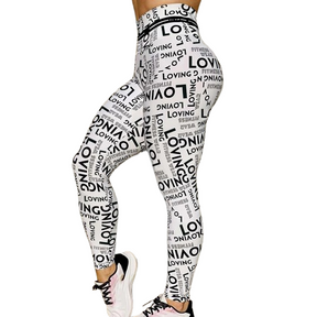 Loving Print High-Waist Legging