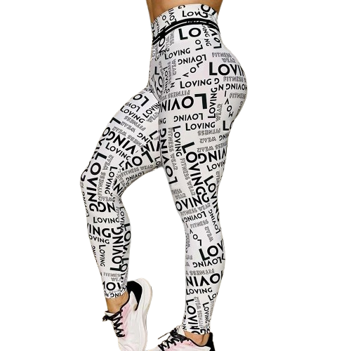 Loving Print High-Waist Legging