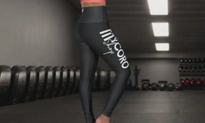 Absolute Black High Waisted Yoga Leggings